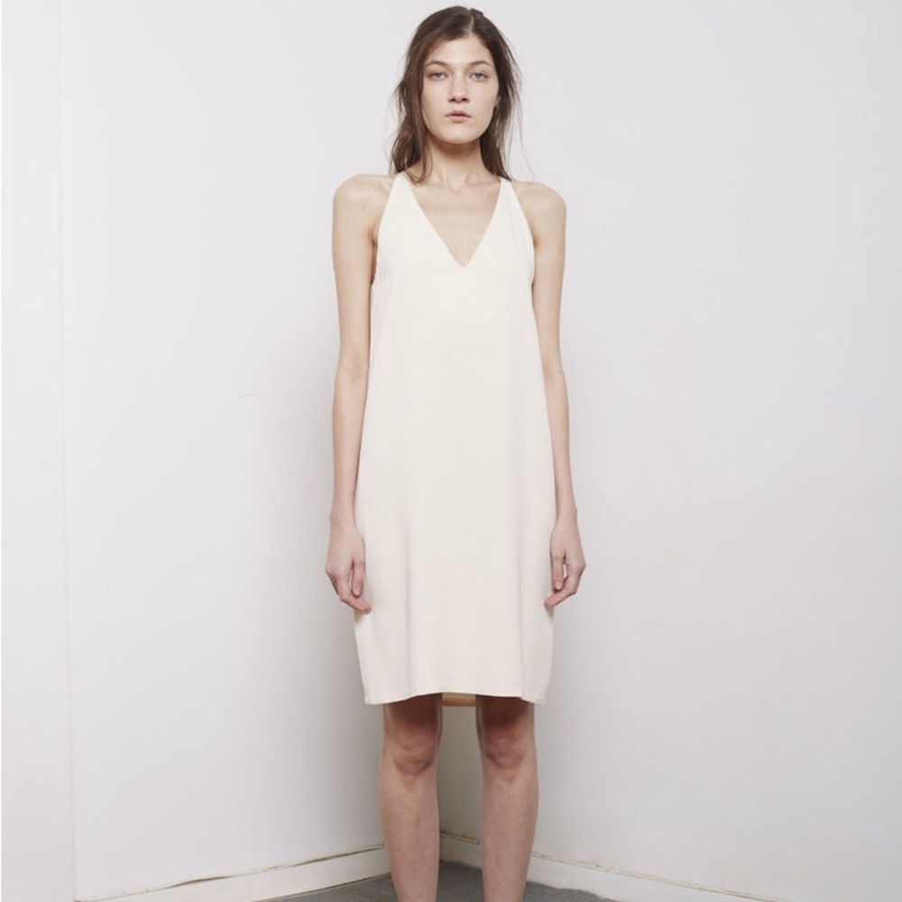 The Row Cream Midi Dress